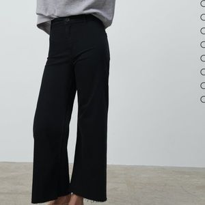 Zara Marine Straight Jeans Black